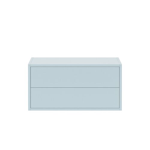Boxie 2 fiókos fali szekrény 40x80x37 cm kék 144103185