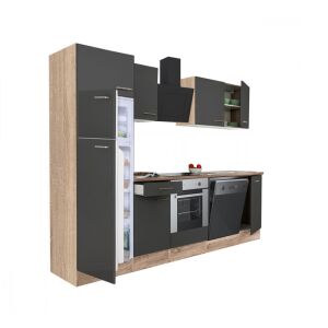 Yorki 280 konyhabútor alsó sütős, felülfagyasztós hűtős kivitelben 144104220 - Bútor