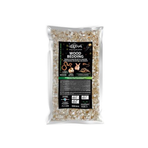 Haquoss | WOOD BEDDING| Természetes fa alom - 20 L