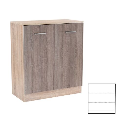 Miami komód 2 ajtós 80x92 cm yorki tölgy-sonoma tölgy 144105755
