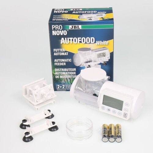 JBL | ProNovo AutoFood White | Automata etető (fehér) akváriumukhoz - 125 ml+250 ml 144106126