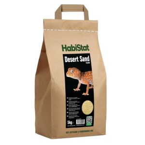 HabiStat | Desert Sand Yellow | Természetes sárga sivatagi homok terráriumi hüllők számára - 5 kg 144106266 - Hal- & Hüllőtartás