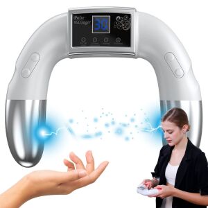 Kézi masszírozó ems elektrostimulátor impulzus terápia feszültség fájdalmak stressz 144107356 - Nyakmasszírozó
