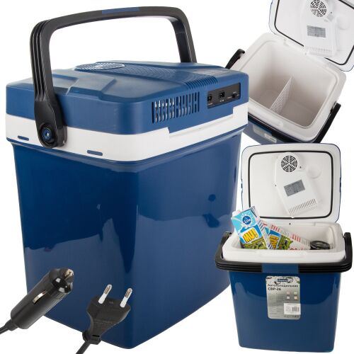 Utazó hűtőszekrény 12v 230v 26l fűtési funkció otthon nagyméretű 144107398