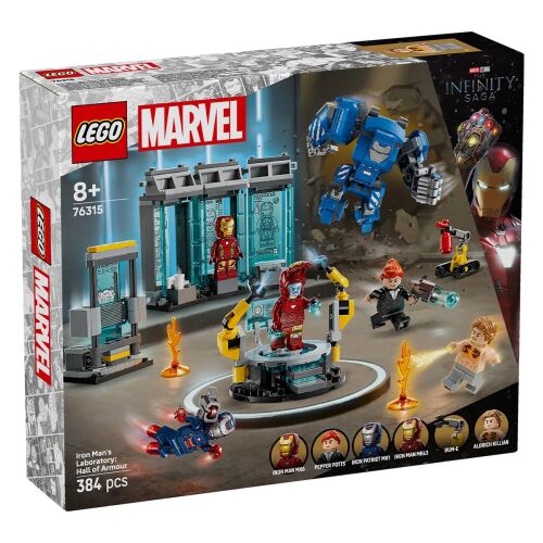 LEGO SUPER HEROES VASEMBER LABORATÓRIUMA PÁNCÉLCSARNOK 76315 144110886