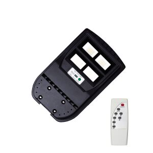 Straßenbeleuchtungslampe PNI SL210S, 100 W, 6500 K, mit eingebautem Solarpanel 144111718 - Straßenbeleuchtung