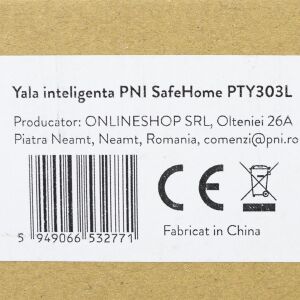 Smart Yala PNI SafeHome PTY303L, links, Zugang mit Fingerabdruck, Code, Karte, Schlüssel, für maximal 300 Benutzer 144111731 - Zugangskontrollsysteme