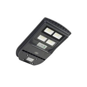 Lampa oświetlenia ulicznego PNI SL210 100 W, z wbudowanym panelem słonecznym 10 W, 6500 K, 1000 lm, 2 x wbudowany akumulator 10 Ah, mikrofalowy czujnik ruchu 144112008 - Lampa uliczna
