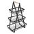 Háromszintes fém gyümölcskosár, fekete - 34x17,5x48cm 144112697