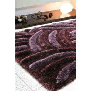 Dywan Bakero Shaggy Dinamica ametyst, 170x240 cm, dywan z efektem high-low - Projektowanie wnętrz