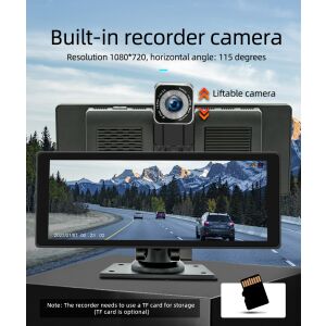 ILIKE 10.26 palcový auto MP5 prehrávač so vstavanou kamerou do auta - Autoelektronika