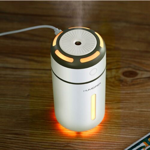 Mini párásító LED világítással, fehér - 230ml 144116246