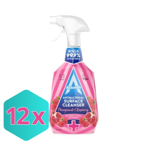 Astonish Antibakteriális felülettisztító gránátalma és málna illattal 750 ml KARTON - 12 db 144116435