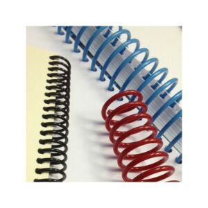 Folyamatos műanyag spirál, A4-es formátum, 3:1 raszterméret, 100 darabos készlet, átlátszó 14 mm