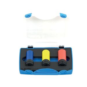 231/4PPB 1/2'' Kraft-Steckschlüsselsatz für Alufelgen in Kunststoffbox 17 - 21 / 3-teilig 144119170 - Steckschlüssel