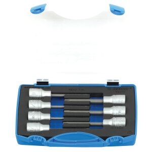 Trusa de capete chei tubulare cu profil TX 1/2'' in cutie de plastic 144119399 - Seturi scule și Scari