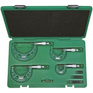 3203-1004A Set micrometru mecanic de exterior 0-100 mm / 4 piese - 3203-1004A 144119497 - Seturi scule și Scari