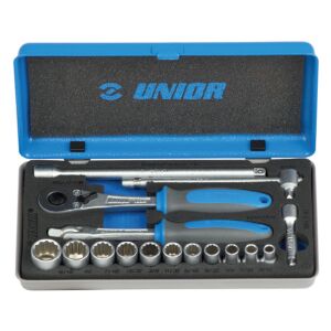 188BI6P16INCH Trusa capete chei tubulare 1/4'' in cutie metalica/16 pcs 144120054 - Seturi scule și Scari