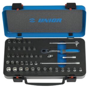 188B Trusa capete chei tubulare 1/4'' in cutie metalica / 44 pcs 144120305 - Seturi scule și Scari