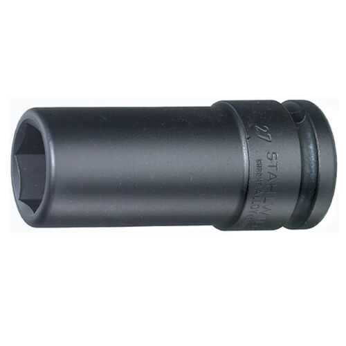 Kraft-Steckschlüsselkopf, 3/4''-Antriebsvierkant, lang, mit dünnem Profil, für TRILEX-Räder, DIM 27 mm 144120402