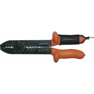 AD732577 Cleste pentru sertizat conectori izolati si neizolati, izolat la 1000 V cu inel pentru carabiniera, L - 230 mm - AD7325 144120633 - Clește