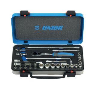 239D Trusa capete chei tubulare 3/8'' 6-19/30pcs 144120666 - Unelte de mână