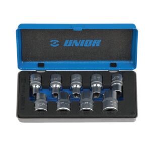 Trusa capete chei tubulare cu profil TX interior 1/2'' in cutie metalica 144121092 - Seturi scule și Scari