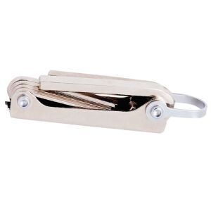 220/3MH-H Set de chei locas hexagonal tip briceag metalic cu inel pentru carabiniera, DIM 2.5 - 10 mm - 626232 144121155 - Construcții și renovări