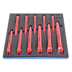 964VDE2 Set de chei inelare izolate la 1000 V in modul SOS, DIM 10 - 24 / 11 piese - 621784 144121223 - Seturi scule și Scari