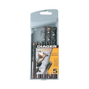 Truse burghie SDS-plus pentru beton Twister PLUS 5 piese 144121272 - Accesorii pentru unelte