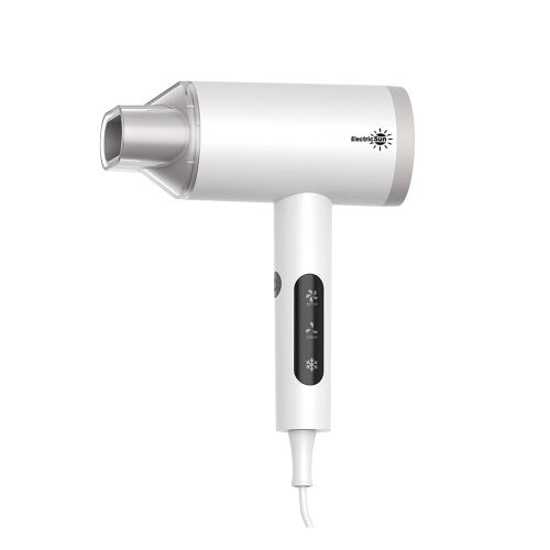 Ionic sušilo za kosu ElectricSun, bijela, 1875 W, 3 postavke temperature i 2 postavke brzine, sa senzorom dodira 144121502