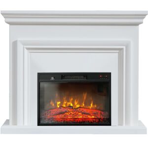 Elektromos kandalló, SONIA fehér, ElectricSun, hanghatással, 3 szín, telefonos alkalmazással, SZ120xM102cm