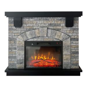 Kominek elektryczny 3d GREYSTONE ElectricSun, z dźwiękiem, 3 kolory, z aplikacją, L115xH102cm 144121949 - Kominek elektryczny