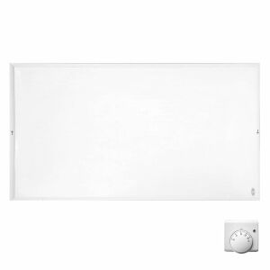 720W ElectricSun alb panou radiant cu infrarosu, cu termostat, 120x60x2cm 144121977 - Șeminee electrice, Dezumidificatoare, Radiatoare electrice, Panouri radiante și Șeminee pe lemne