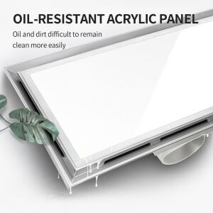 Ce Deckenventilator mit integrierter LED-Leuchte 40W, 300×600 mm, weiß, hängend - ohne Schalter