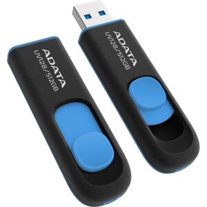 ADATA UV128 USB flash meghajtó 512 GB USB A típus 3.2 Gen 1 (3.1 Gen 1) Fekete, Kék (AUV128-512G-RBE) 144131100 - ADATA