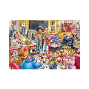 Jumbo 1000 db-os puzzle - Wasgij Destiny 27 -Cafe to Latte! (00596) 144142818 - Puzzle