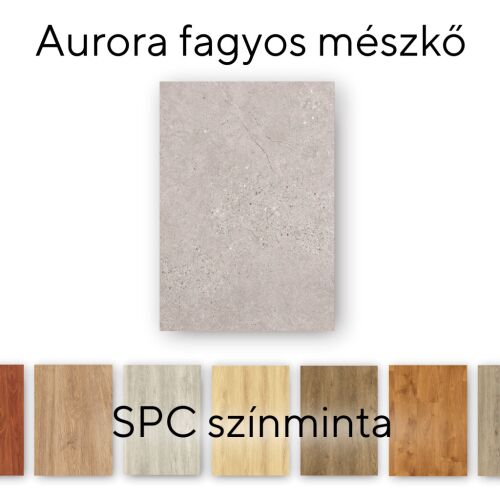 Leziter Aurora Frosted Limestone Vinyl SPC Flooring Muster/Muster 144150465