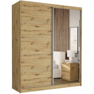 LUNA I. Tolóajtós gardróbszekrény 183x218x60 - artisan