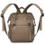 Kétrészes hátizsák bézs színben külső zsebbel - Peterson 144153171