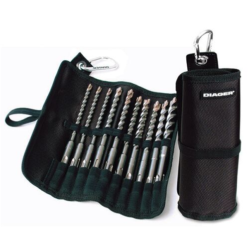 Truse burghie SDS-plus pentru beton cu armatura Booster PLUS 10 piese 144165714