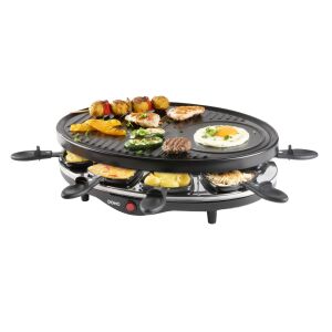 Grill és raclette főzőlap, DOMO, 1200 W, fekete
