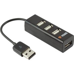 Yenkee YHB 4001BK USB 2.0 HUB (4 port) Fekete