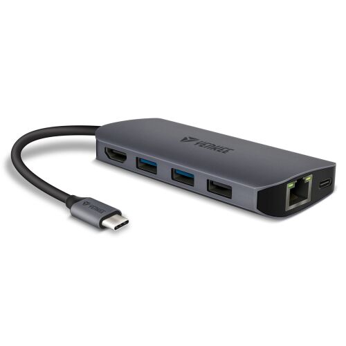 Yenkee YTC 081 USB Type-C HUB (8 port)