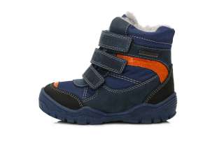 D.D.Step thermo béléses fiú Gyerekcipő #kék-narancs 24-29 30425185