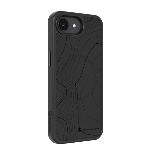 Tactical MagForce Hyperstealth Sika iPhone 16e tok, aszfalt színű, oldalnézet - Tactical