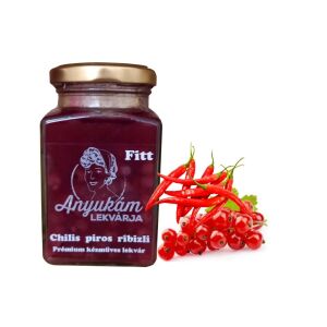 Anyukám kedvence Fitt chilis pirosribizli lekvár 240g