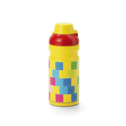 Kulacs, 390 ml, LEGO "Brick", sárga-piros-mintás (L40560801) 167013817 - Kulacs