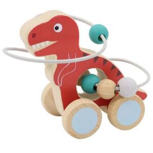 Tirannoszaurusz golyóvezető - Gurulós piros színű 144215836 - Golyópálya