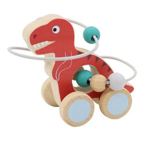 Tirannoszaurusz golyóvezető - Gurulós piros színű 144215836